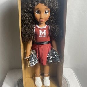 HBCU You Morehouse Cheer Captain Doll Purpose Toys New In Box 18”